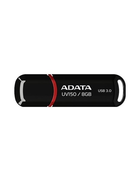 ADATA 8GB DashDrive UV150 - Memoria USB (8 GB, USB 3.0, Tapa, 18 mm, 58 mm, 11 mm) Negro: Kiwiku.com: Informática