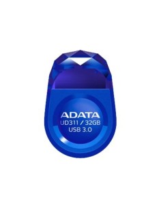 ADATA DashDrive Durable UD311 - Memoria USB (16 GB, USB 3.0, 85 MB/s, Tapa, Azul, Resistente al polco, Resistente a golpes, Wat
