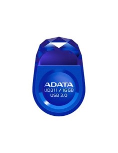 ADATA DashDrive Durable UD311 - Memoria USB (16 GB, USB 3.0, 85 MB/s, Tapa, Azul, Resistente al polco, Resistente a golpes, Wat
