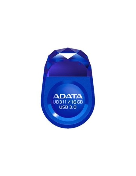 ADATA DashDrive Durable UD311 - Memoria USB (16 GB, USB 3.0, 85 MB/s, Tapa, Azul, Resistente al polco, Resistente a golpes, Wat