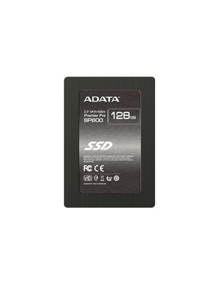 ADATA Premier Pro SP600 128GB - Disco duro sólido (128 GB, Serial ATA III, 360 MB/s, 63.5 mm (2.5 ), Negro, CE / FCC / VCCI / B