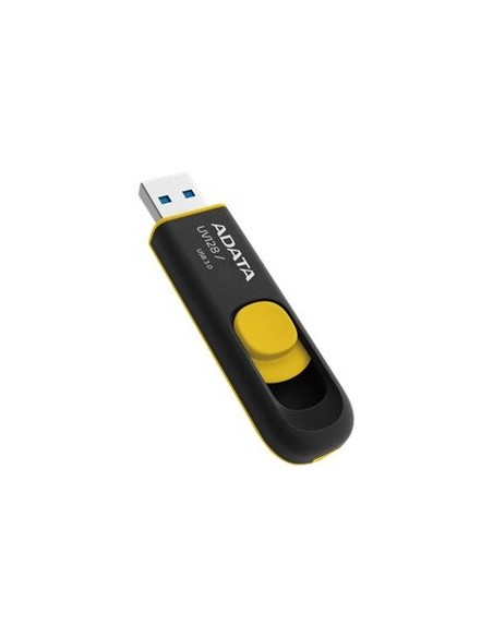 AData 64GB DashDrive UV128 - Memoria USB de 64 GB, negro y amarillo: Kiwiku.com: Informática