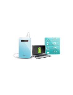 Bateria externa PowerBank APV100-4200m-5V-CBL azul 4200mAh  APV100-4200M-5V-CBL kiwiku.com 2