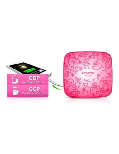 Bateria externa PowerBank APC500-5000M-5V-CPK Rosa APC500-5000M-5V-CPK kiwiku.com