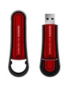 Adata 16gb s107 - memoria usb de 16 gb (usb 3.0, 100 mb/s, con tapa), rojo