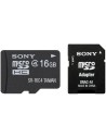 Sony sr16a4 - tarjeta microsd de 16 gb (clase 4, adaptador sd), negro