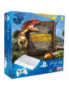 Playstation 3 - consola 12 gb, color blanco + caminando entre dinosaurios