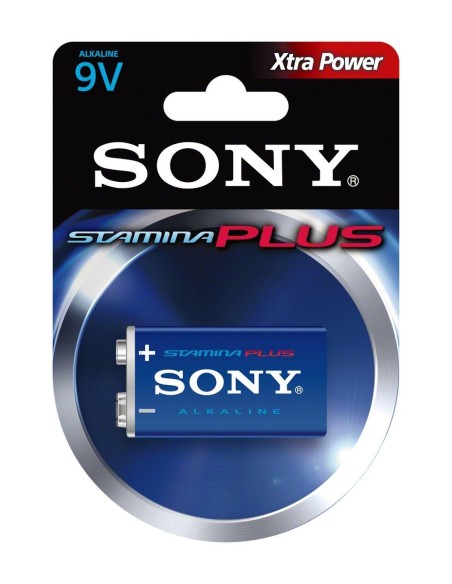 Sony 9V Stamina Plus - Pilas (Alcalino, Prismatic, 9V) Azul: Kiwiku.com: Salud y cuidado personal