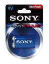 Sony 9v stamina plus - pilas (alcalino, prismatic, 9v) azul