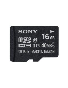 Sony SR16UYA - Tarjeta microSD de 16 GB (uhs-I, clase 10, 40 MB/s), negro: Sony: Kiwiku.com: Videojuegos