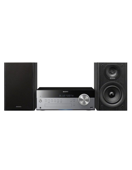 Sony CMT-SBT100 - Microcadena de 50W (50 W, CD, FM/AM, Bluetooth, NFC, USB, estéreo), Negro y Plateado - Electrónica - Kiwiku.c