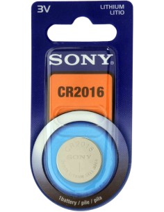 Sony CR2016B1A - Pila de litio para calculadoras, cámaras fotográficas, relojes y videocámaras, 3 V, 1 unidad: Kiwiku.com: Elec