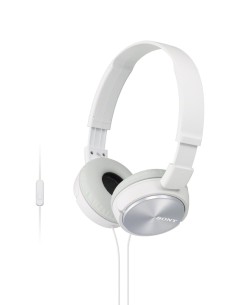 Sony MDR-ZX310AP - Auriculares de diadema cerrados (con micrófono, control remoto integrado), blanco - Electrónica - Kiwiku.com