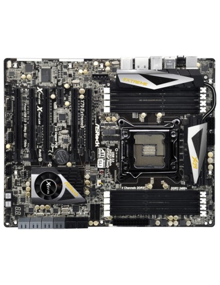 Asrock X79 Extreme9 - Placa base (DDR3-SDRAM, Quad, 1066, 1333, 1600, 1866, 2133, 2400 MHz, Intel, Core i7, Core i7 Extreme Edi