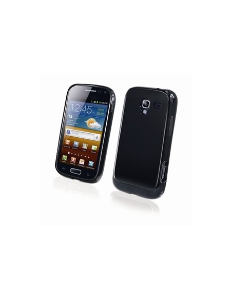 Muvit MUSKI0075 - Funda minigel para Samsung Galaxy Ace 2 i8160, negro - Electrónica - Kiwiku.com