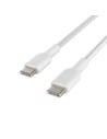 Cable Trenzado Belkin Boost Charge Usb-c A Usb-c 1m Color Blanco - Cab004bt1mwh