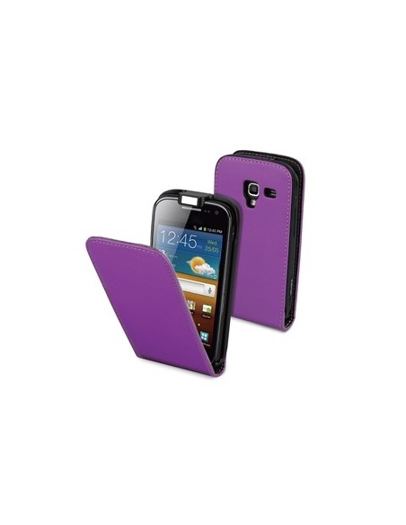 Muvit MUSLI0129 - Funda slim + protector de pantalla para Samsung Galaxy Ace 2 i8160, lila: Kiwiku.com: Electrónica