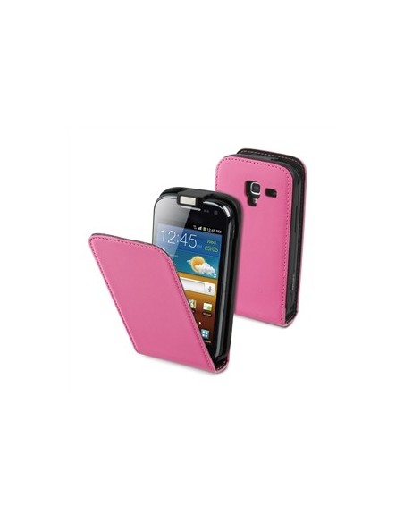 Muvit MUSLI0128 - Funda slim + protector de pantalla para Samsung Galaxy Ace 2 i8160, rosa - Electrónica - Kiwiku.com