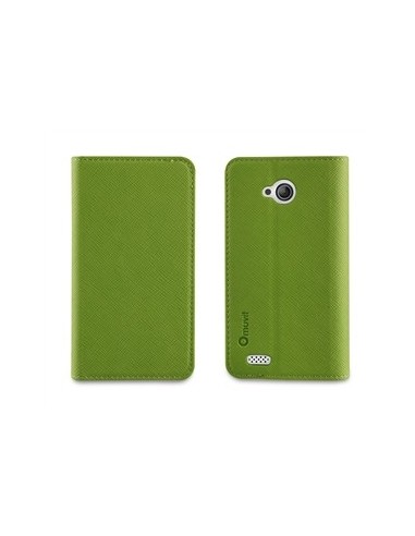 Muvit MUSNS0006 - Funda slim folio y función soporte Bq Aquaris 4, verde/gris: Kiwiku.com: Electrónica