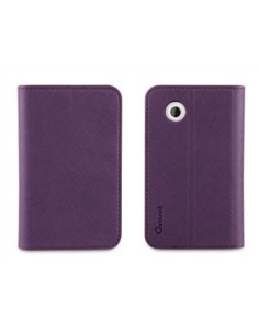 Muvit MUSNS0021 - Funda folio con función soporte para bq Aquaris 3.5, lila/naranja - Electrónica - Kiwiku.com 2