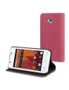 Funda slim folio función soporte rosa/negra bq aquaris 4" muvit