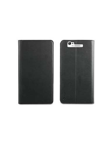 Muvit MUSNS0011 - Funda slim folio con función soporte para bq Aquaris 5.7, negro: Kiwiku.com: Electrónica