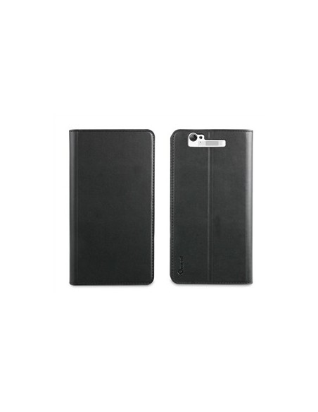 Muvit MUSNS0011 - Funda slim folio con función soporte para bq Aquaris 5.7, negro: Kiwiku.com: Electrónica