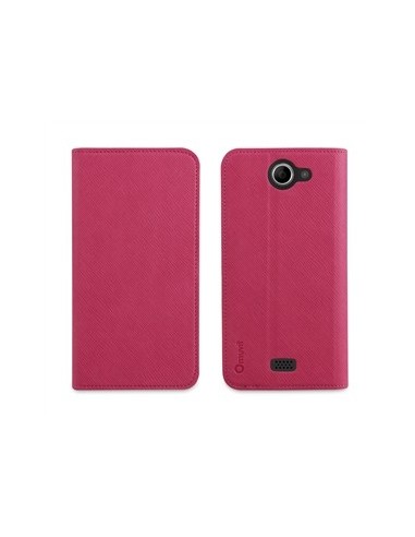 Muvit MUSNS0012 - Funda slim folio con función soporte para bq Aquaris 5 HD, rosa/negro: Kiwiku.com: Electrónica