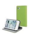 Funda slim folio función soporte verde/gris bq aquaris 4,5" muvit
