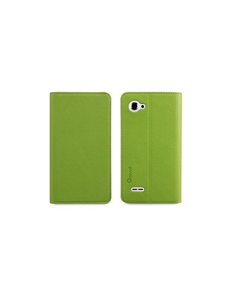 Kiwiku.com: Muvit MUSNS0015 - Funda slim folio con función soporte para bq Aquaris 4.5, verde/gris - Electrónica