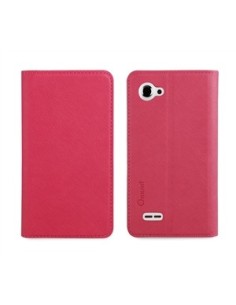 Muvit MUSNS0016 - Funda slim folio con función soporte para bq Aquaris 4.5, rosa/negro - Electrónica - Kiwiku.com 2