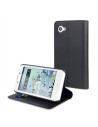 Funda slim folio función soporte negra bq aquaris 4,5" muvit