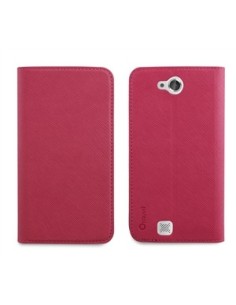 Muvit MUSNS0018 - Funda slim folio con función soporte para bq Aquaris 5, rosa/negro: Kiwiku.com: Electrónica 2