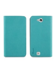 Muvit MUSNS0019 - Funda slim folio con función soporte para bq Aquaris 5, azul/negro: Kiwiku.com: Electrónica 2