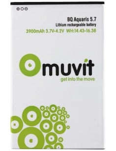 Muvit MUBAT0032 - Batería de litio 3500 mAh para bq Aquaris 5.7 - Electrónica - Kiwiku.com