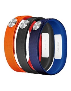 Sony Classic - Pack de pulseras SmartBand, medida S (naranja, azul, negro): Kiwiku.com: Electrónica