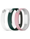 Pack fashion pulseras smartband sony verde rosa blanca medida s