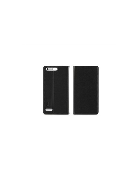 Muvit Wallet Folio - Funda con función soporte y tarjetero para Huawei G6 4G, negro - Electrónica - Kiwiku.com