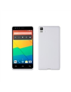 Kiwiku.com: Muvit MUSKI0392 - Funda de minigel para BQ Aquaris E5, blanco - Electrónica 2