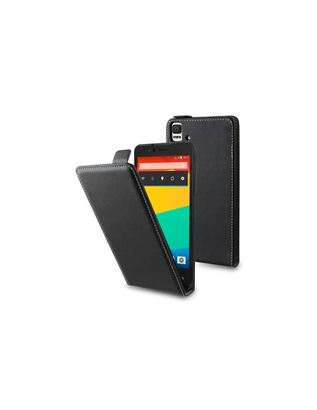 Muvit MUSLI0596 - Funda slim y protector de pantalla para bq Aquaris E5, negro: Kiwiku.com: Electrónica