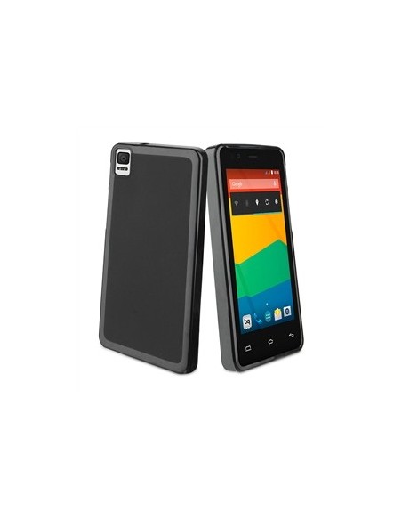 Muvit MUSKI0417 - Funda minigel para bq Aquaris E4.5, negro - Electrónica - Kiwiku.com