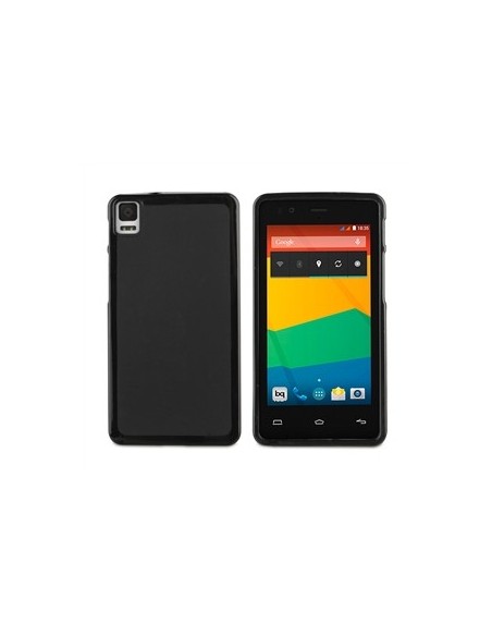 Muvit MUSKI0417 - Funda minigel para bq Aquaris E4.5, negro - Electrónica - Kiwiku.com