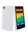 Funda minigel blanca bq aquaris e4.5 muvit