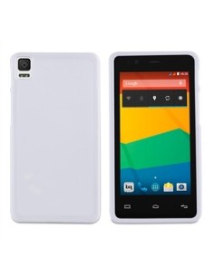 Kiwiku.com: Muvit MUSKI0419 - Funda minigel para bq Aquaris E4.5, blanco - Electrónica 2