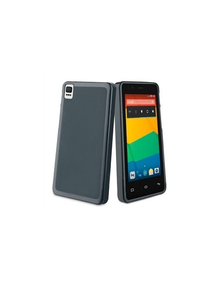 Kiwiku.com: Muvit MUSKI0421 - Funda minigel para bq Aquaris E4.5, azul - Electrónica