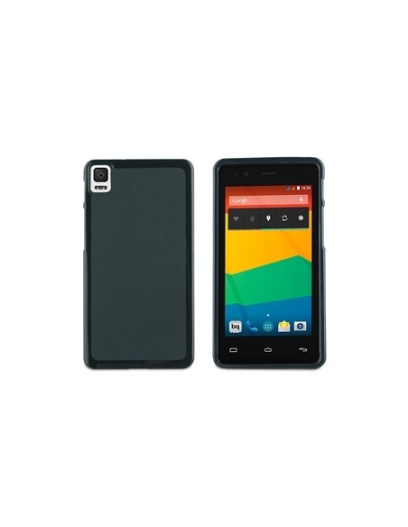 Kiwiku.com: Muvit MUSKI0421 - Funda minigel para bq Aquaris E4.5, azul - Electrónica
