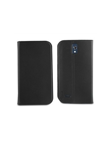 Kiwiku.com: Muvit Wallet - Funda folio con función soporte y tarjetero para Huawei G610, negro - Electrónica