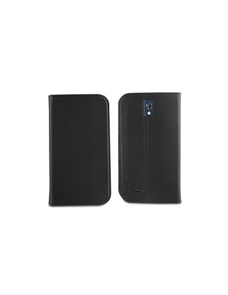 Kiwiku.com: Muvit Wallet - Funda folio con función soporte y tarjetero para Huawei G610, negro - Electrónica