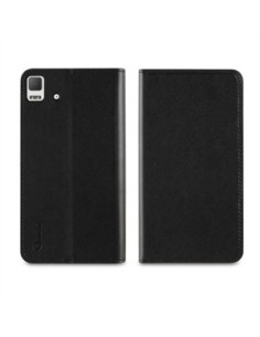 Muvit Wallet - Funda tipo folio con función soporte para BQ Aquaris E4.5, negro - Electrónica - Kiwiku.com 2