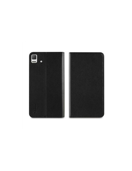 Muvit Wallet - Funda tipo folio con función soporte para BQ Aquaris E4.5, negro - Electrónica - Kiwiku.com